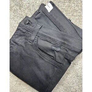 Flying Monkey Womens Jeggings Size 24 Black Distressed Skinny Stretch